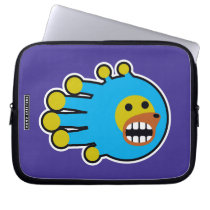 Astronaut Poodle laptop sleeve