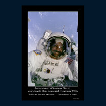 Astronaut Scott conducts the second Mission EVA posters by Space_Exploration Astronaut Scott conducts the second Mission EVA posters
