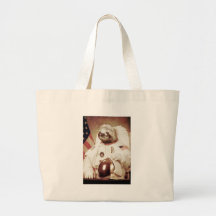 Astronaut Sloth Canvas Bag