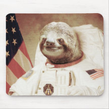 Astronaut Sloth Mousepad