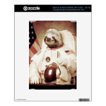 Astronaut Sloth NOOK Decal