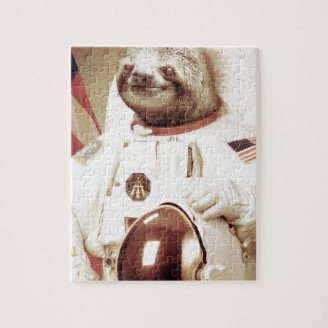 Astronaut Sloth Puzzle