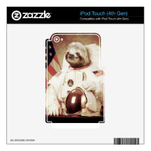Astronaut Sloth Skin For iPod Touch 4G