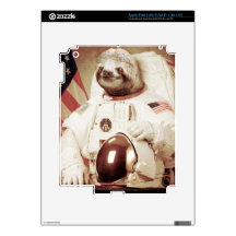 Astronaut Sloth Skins For iPad 3