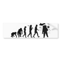 Astronaut Space travel Cosmonauts gifts bumper stickers