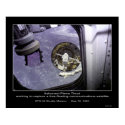 Astronaut Thuot capture a free-floating Satellite posters by Space_Exploration Astronaut Thuot capture a free-floating Satellite posters