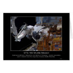 Astronauts Michael J. Massimino and James H. Newma cards
