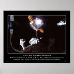 Astronauts Winston E. Scott and Ta... Print