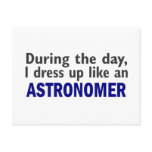 Astronomer During The Day Post Card