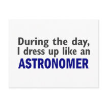 Astronomer During The Day Post Card