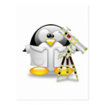 Astronomer Tux Post Cards