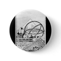 Astronomers working during Edo Period Buttons