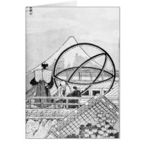 Astronomers working during Edo Period Card