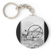 Astronomers working during Edo Period Key Chain