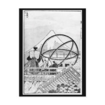 Astronomers working during Edo Period Post Cards