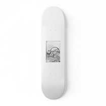 Astronomers working during Edo Period Custom Skateboard