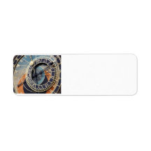 Astronomical Clock Custom Return Address Labels
