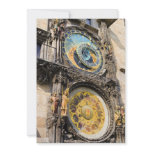 Astronomical Clock in Prague Invitation