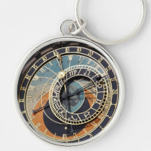 Astronomical Clock In Praque Key Chain