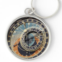 Astronomical Clock In Praque Key Chain