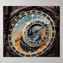 Astronomical Clock In Praque Posters