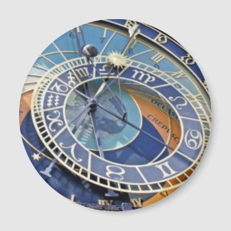 Astronomical Clock, Old Town, Prague Fridge Magnet