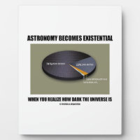 Astronomy Becomes Existential When Realize Dark Photo Plaques
