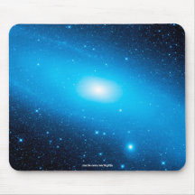Astronomy Blue Galaxy Outer-Space Image Mousepads