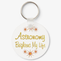 Astronomy Brightens My Life keychains