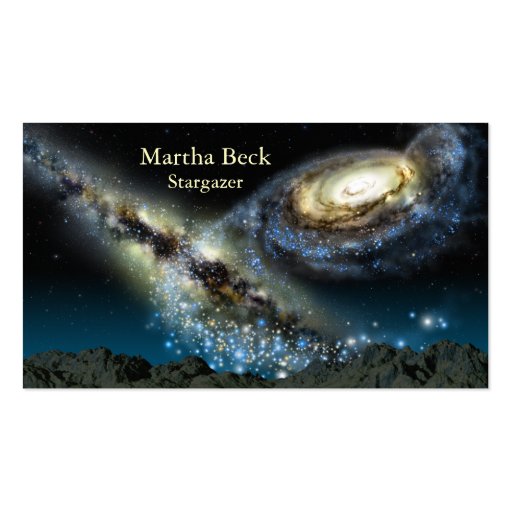 Astronomy Business Card (front side)