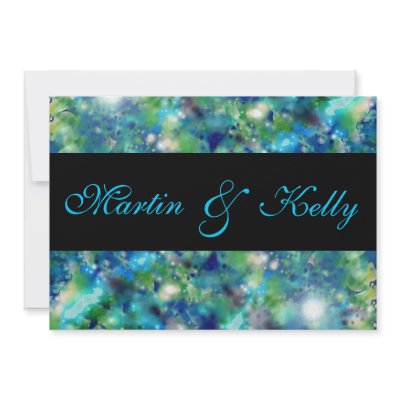 Astronomy Casual Wedding Announcement Invitation by KellyTurnerArt