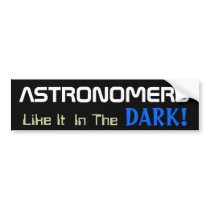 Astronomy Fun bumper stickers