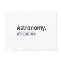 Astronomy...I Like This Postcards