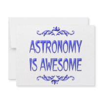 Astronomy is Awesome invitations
