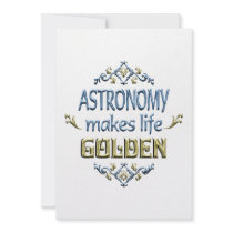 ASTRONOMY is Golden Personalized Announcements