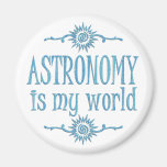 Astronomy is My World Refrigerator Magnets