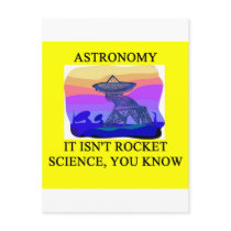 astronomy isn't rocket science postcards