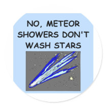 astronomy joke round stickers