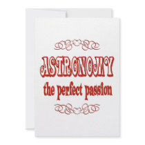 Astronomy Passion Custom Invitations
