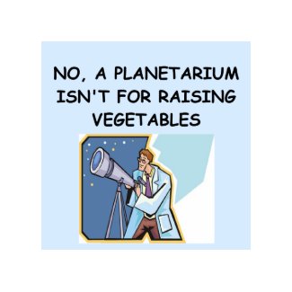 ASTRONOMY planetarium joke card