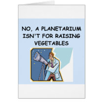 ASTRONOMY planetarium joke Greeting Cards