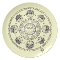 Astronomy Sun and Eclipses Party Plate