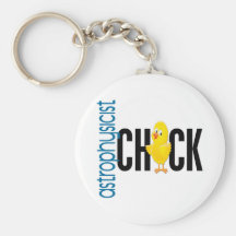 Astrophysicist Chick Keychain