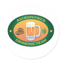 Astrophysics Drinking Team stickers
