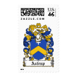 Astrup Family Crest Postage Stamps