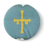 Asturian Flag Pinback Buttons