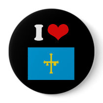 Asturias buttons by flagshirts Asturias buttons
