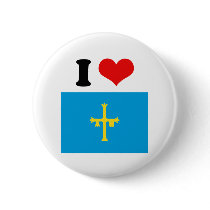 Asturias buttons by flagshirts Asturias buttons