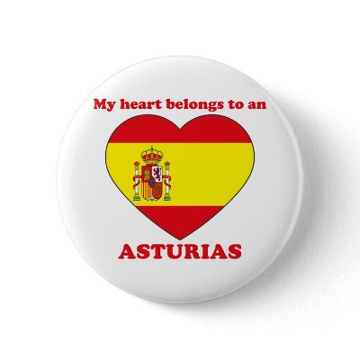 Asturias Pin by ValentinesDayTshirts