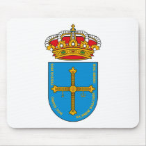Asturias Coat of Arms Mousepad